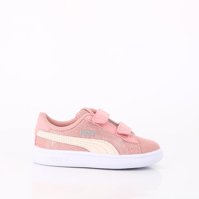 Puma chaussures puma bebe smash v2 glitz glam rose