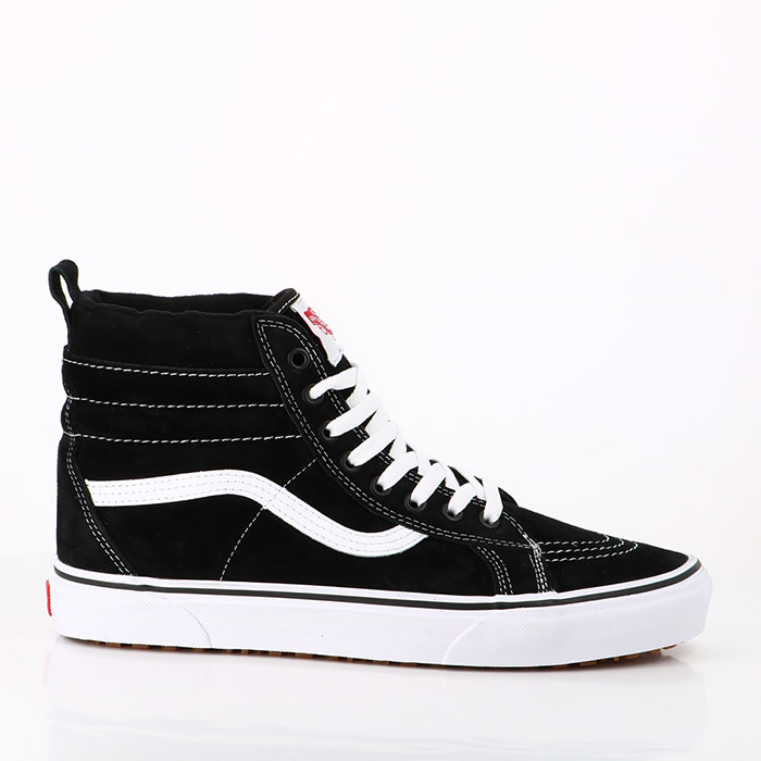 Vans chaussures vans sk8 hi mte black true white noir