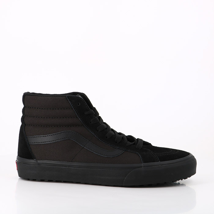 Vans chaussures vans sk8 hi reissue uc (made frthmkrs) black checkerboarder noir