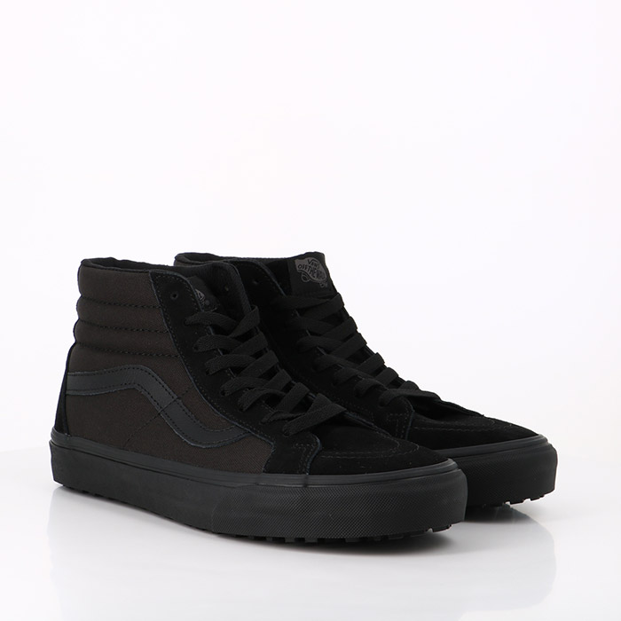 Vans chaussures vans sk8 hi reissue uc (made frthmkrs) black checkerboarder noir1372401_2