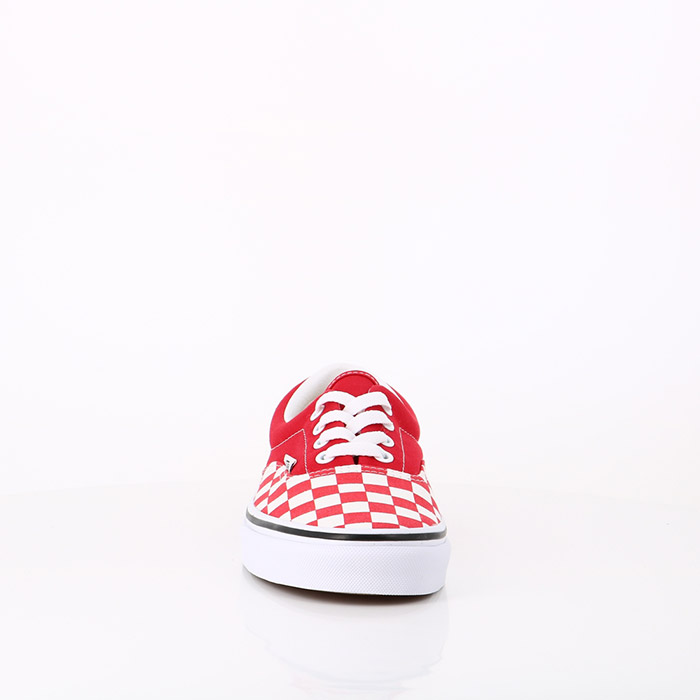 Vans chaussures vans era (checkerboard) racing red rouge1373201_4