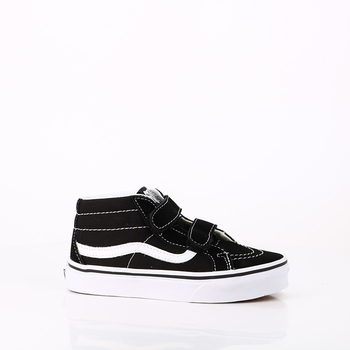 Nice Shoes  Vans vans enfant sk8 mid reissue v black true white noir