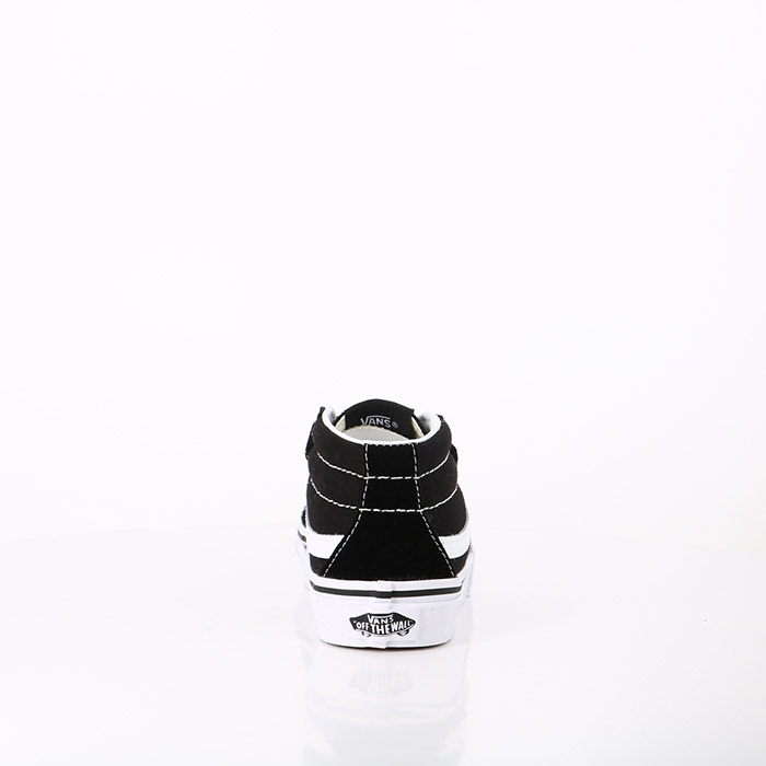 Vans chaussures vans enfant sk8 mid reissue v black true white noir1375201_3