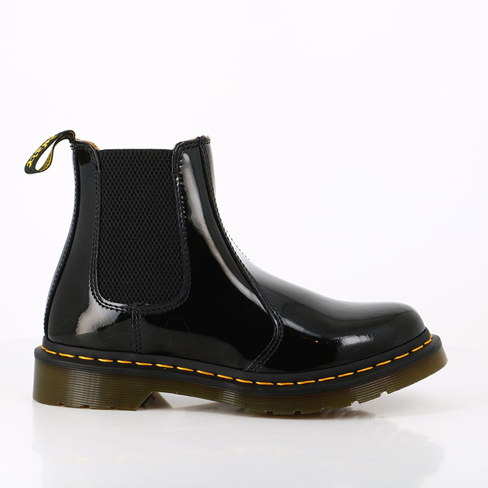 Dr martens chaussures dr martens 2976 vernies black patent lamper noir