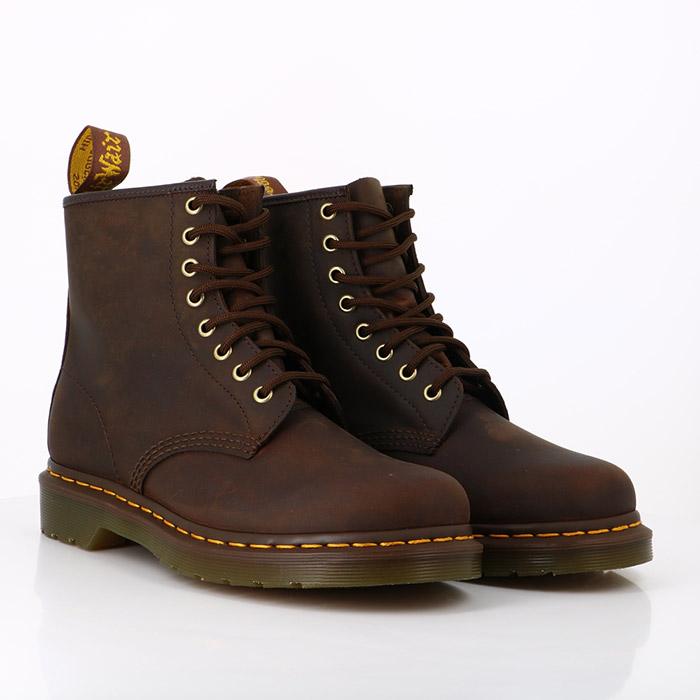 Dr martens chaussures dr martens 1460 crazy horse gaucho crazy horse marron1377601_2