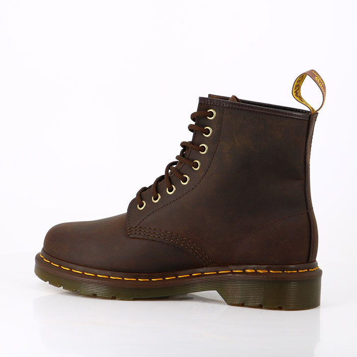 Dr martens chaussures dr martens 1460 crazy horse gaucho crazy horse marron1377601_4