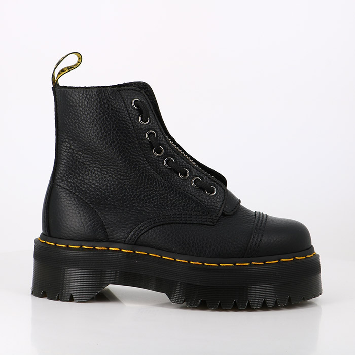 Dr martens chaussures dr martens boots sinclair plateformes cuir boots black milled nappa noir