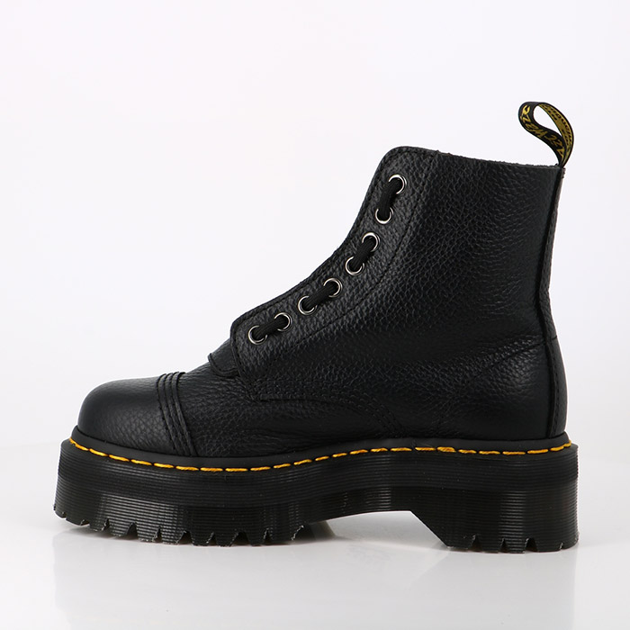 Dr martens chaussures dr martens sinclair plateformes cuir black milled nappa noir1383001_3
