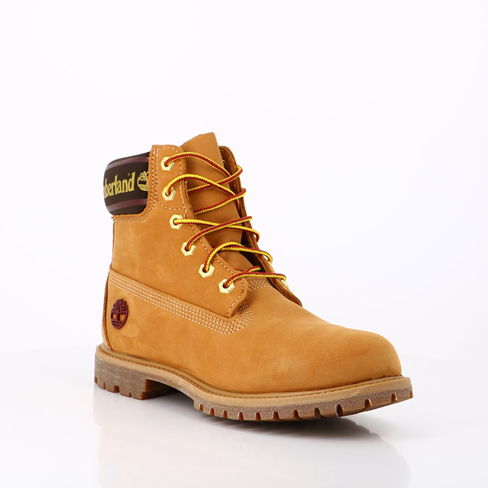 Timberland chaussures timberland 6 inch logo collar boot jaune waterproof jaune1384601_2