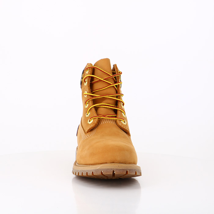 Timberland chaussures timberland 6 inch logo collar boot jaune waterproof jaune1384601_5