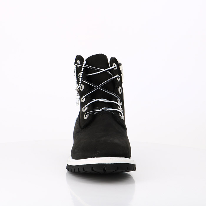 Timberland chaussures timberland 6 inch logo collar boot femme noir waterproof noir1384701_3