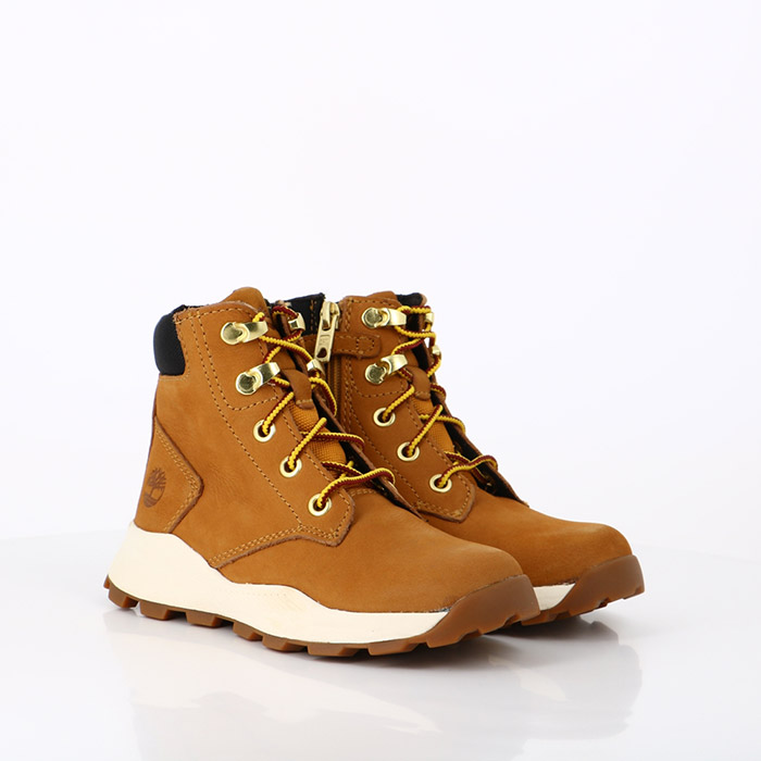 Timberland chaussures timberland enfant brooklyn jaune1385901_2