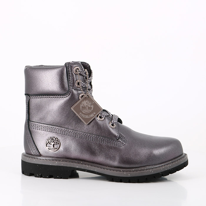 Timberland chaussures timberland 6 inch boot premium dark grey metallic argent