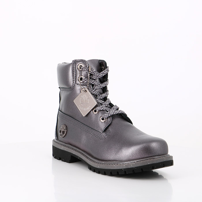 Timberland chaussures timberland 6 inch boot premium dark grey metallic argent1390201_2