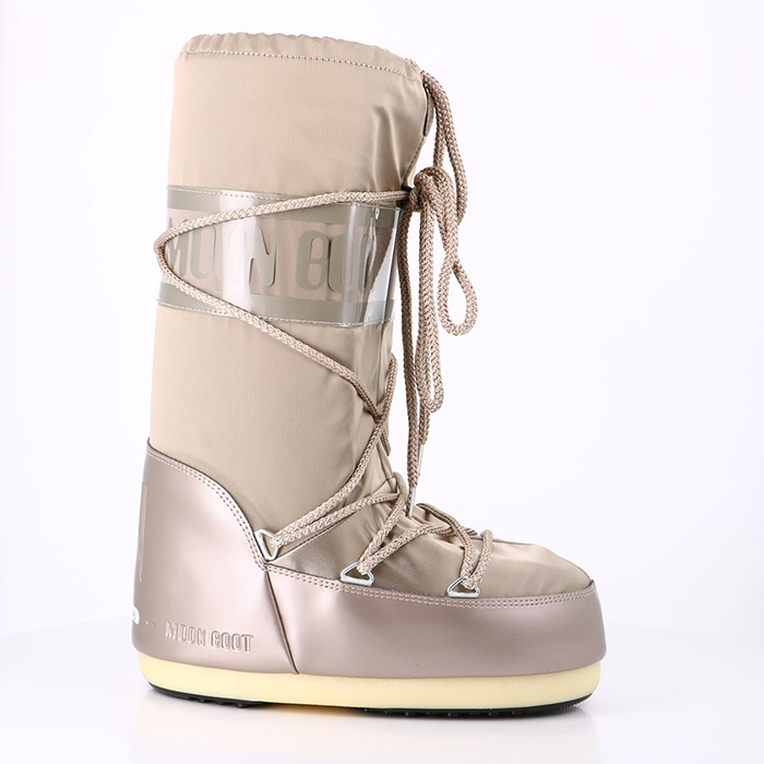 Moon boot chaussures moon boot glance platinum 