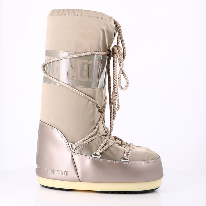 Moon boot chaussures moon boot icon glance platinum 