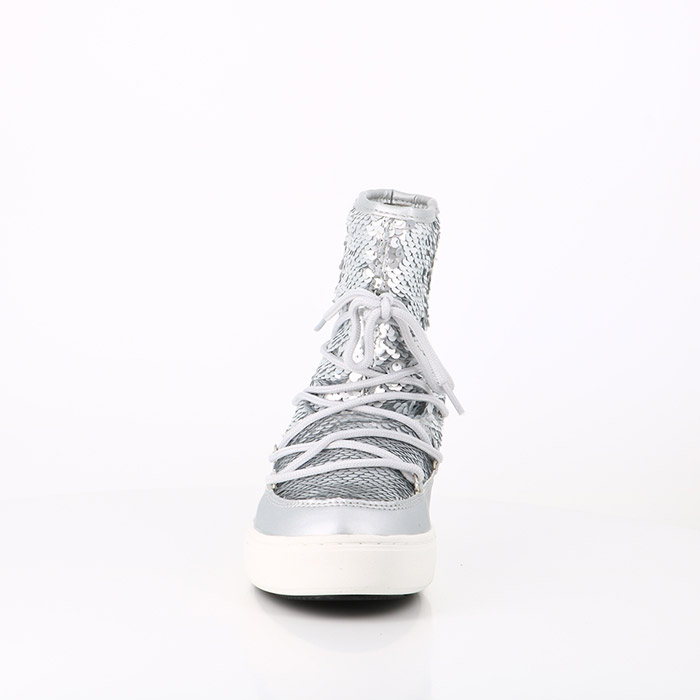 Moon boot chaussures moon boot pulse mid disco pulse silver argent1391101_3