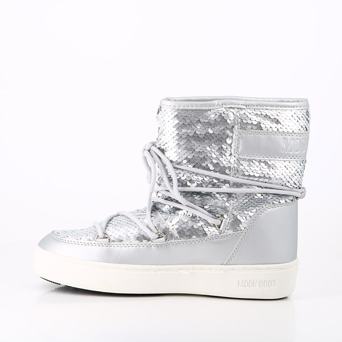 Moon boot chaussures moon boot pulse mid disco pulse silver argent1391101_4