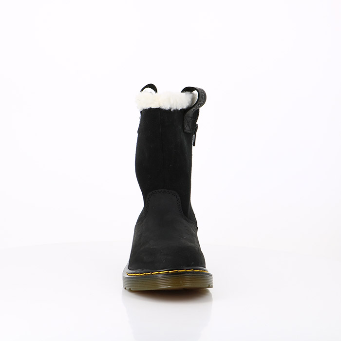 Dr martens chaussures dr martens enfant juney pull on faux fur lined boots black republic wphi suede wp noir1391201_3