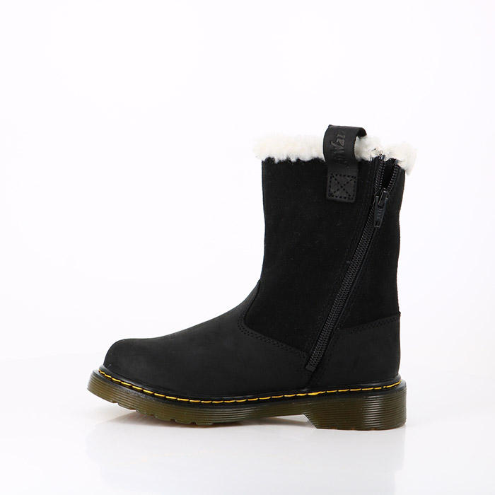 Dr martens chaussures dr martens enfant juney pull on faux fur lined boots black republic wphi suede wp noir1391201_4