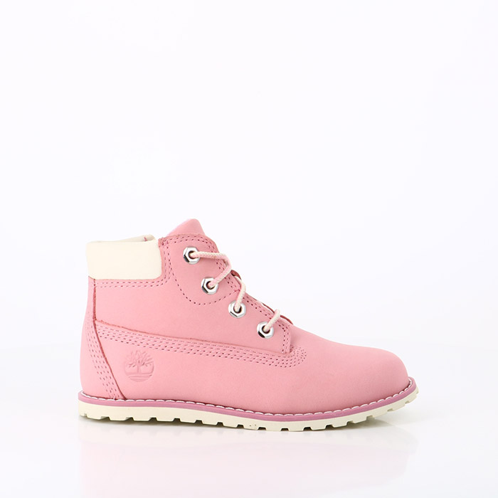 Timberland chaussures timberland enfant 6 inch boot pokey pine rose pour tout petit rose