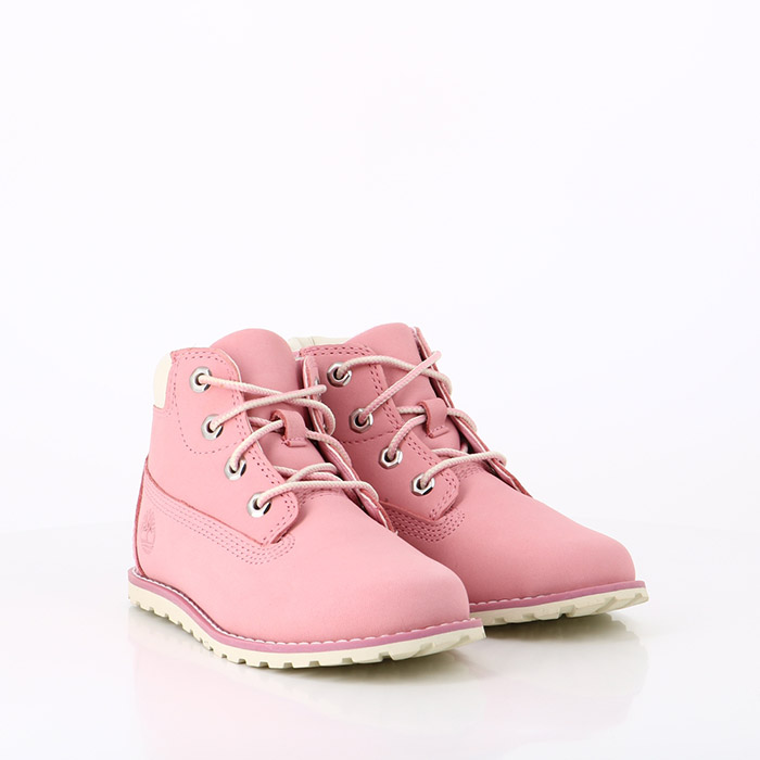 Timberland chaussures timberland enfant 6 inch boot pokey pine rose pour tout petit rose1394601_2