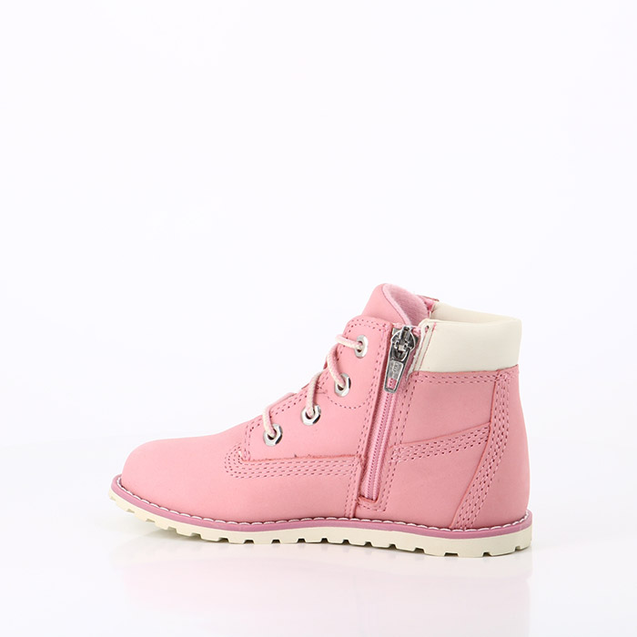 Timberland chaussures timberland enfant 6 inch boot pokey pine rose pour tout petit rose1394601_4