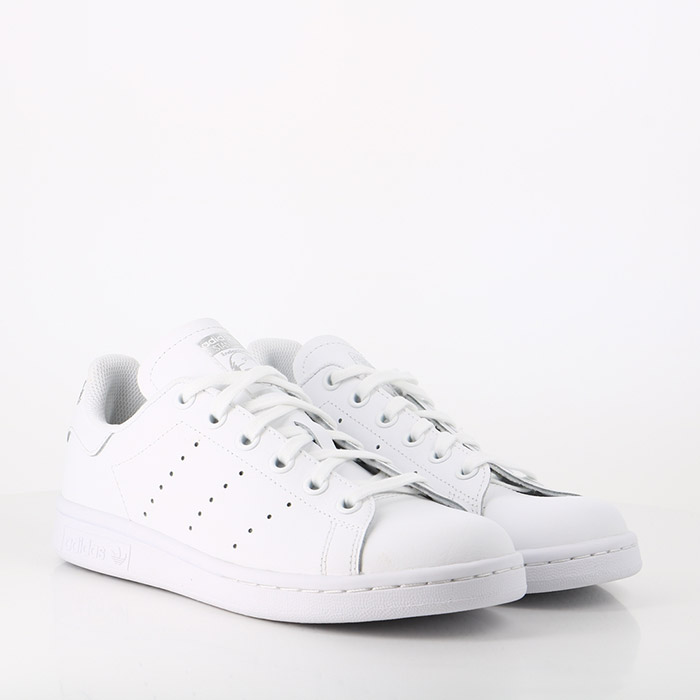 Adidas chaussures adidas stan smith blanc blanc argent metal blanc1396501_4