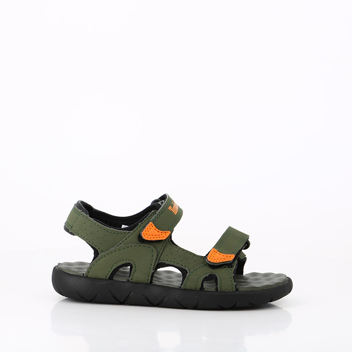 Timberland chaussures timberland enfant perkins row strap sandal dark green vert1396801_1