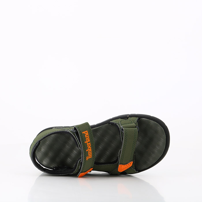Timberland chaussures timberland enfant perkins row strap sandal dark green vert1396801_2