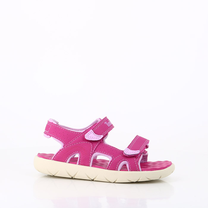 Timberland chaussures timberland enfant perkins row strap sandal medium pink rose