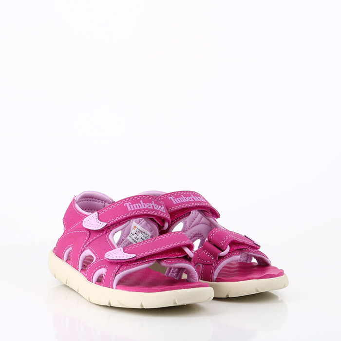 Timberland chaussures timberland enfant perkins row strap sandal medium pink rose1396901_2