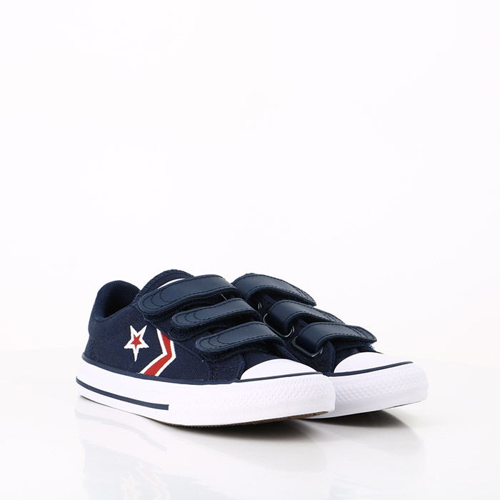 Converse chaussures converse enfant easy on star player a tige basse obsidian university red white bleu1398701_2