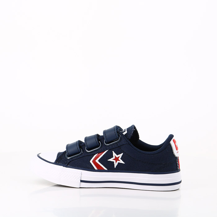 Converse chaussures converse enfant easy on star player a tige basse obsidian university red white bleu1398701_4