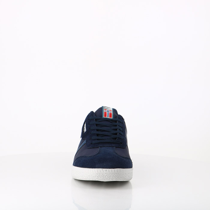 Napapijri chaussures napapijri man nylon suede sneaker nis blue marine bleu1399501_5