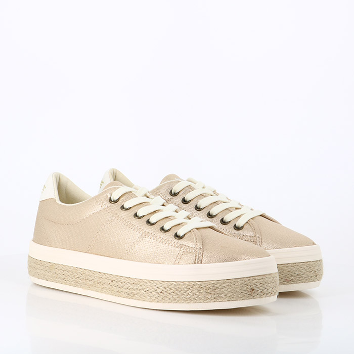 No name chaussures no name malibu sneaker irun gold or1401101_2