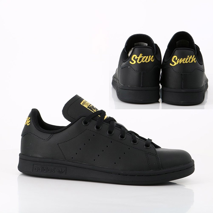 Adidas chaussures adidas stan smith noir noir or noir