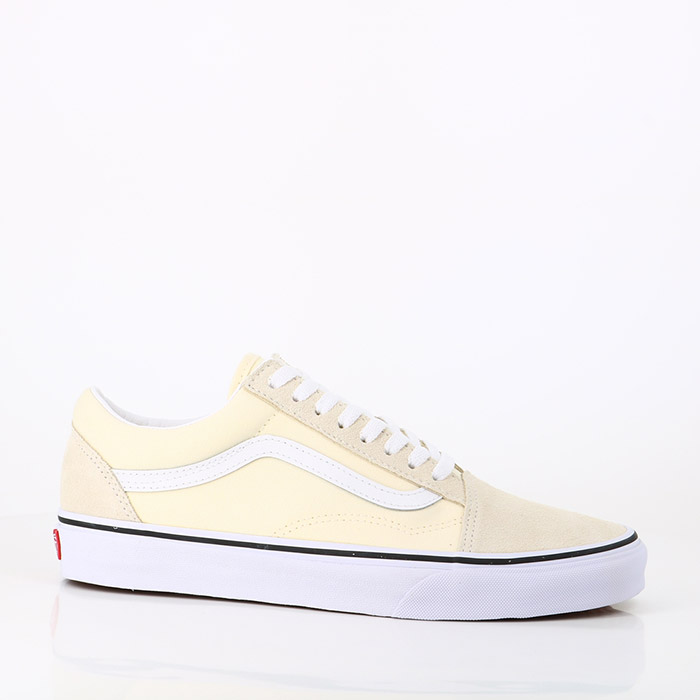 Vans chaussures vans old skool classic white true white beige