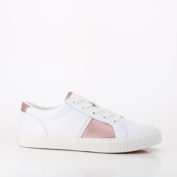 Timberland chaussures timberland tennis skyla bay blanc rose