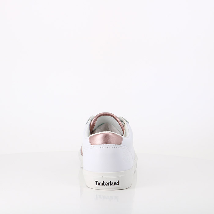 Timberland chaussures timberland tennis skyla bay blanc rose1404601_3