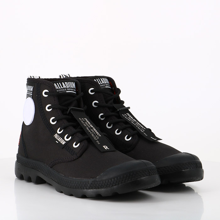 Palladium chaussures palladium pampa lite overlab black black noir1405601_2