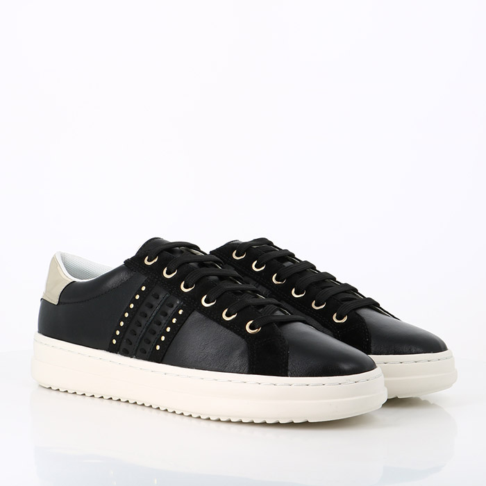 Geox chaussures geox d pontoise d black lt gold noir1410201_2