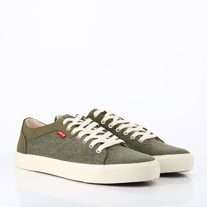 Levis chaussures levis woodward dark khaki vert1410601_2