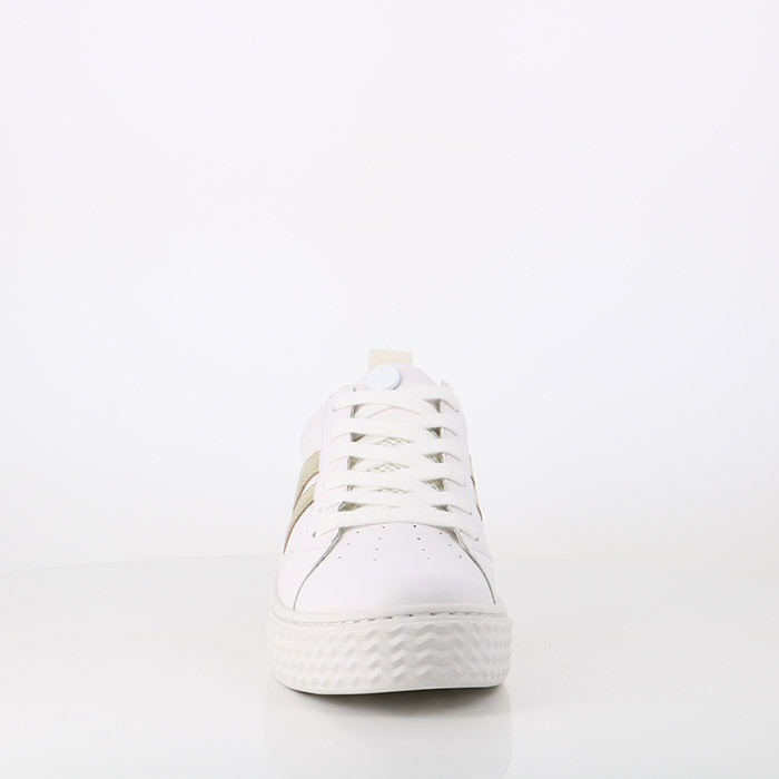 Palladium manufacture chaussures palladium manufacture ego 03 lea white gold blanc1411601_5