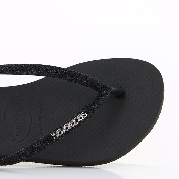 Havaianas chaussures havaianas slim glitter black noir1415101_4