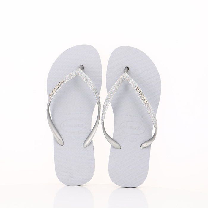 Havaianas chaussures glittericegrey argent