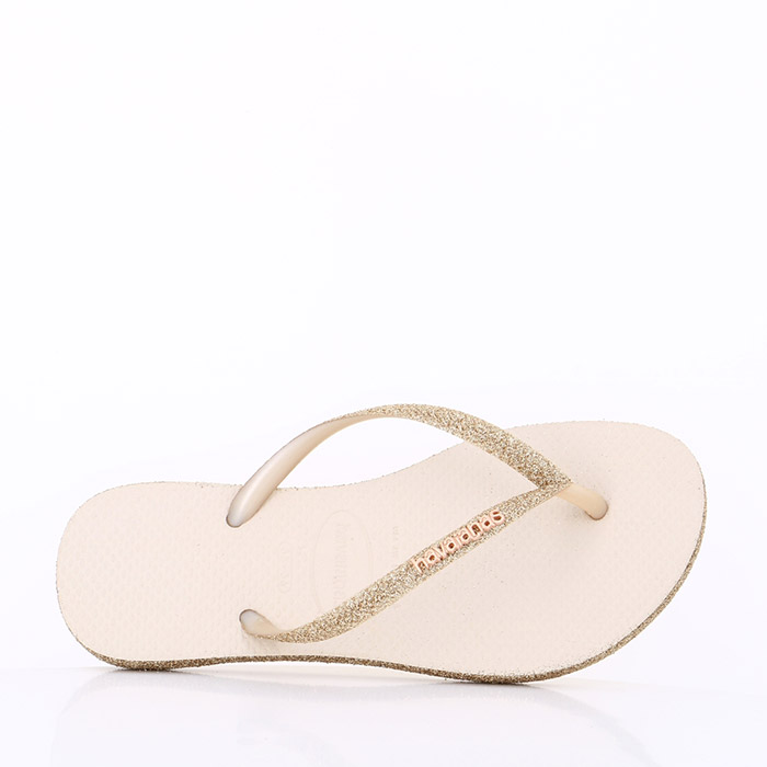 Havaianas chaussures havaianas slim sparkle beige or1416501_3