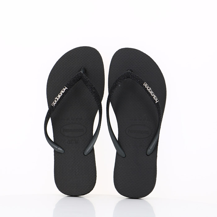 Havaianas chaussures havaianas slim sparkle black noir1416601_2