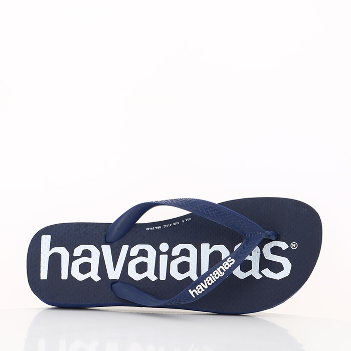 Havaianas chaussures havaianas top logomania navy blue bleu1417501_2