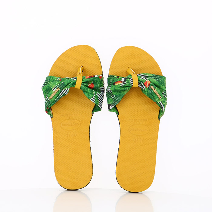 Havaianas chaussures havaianas you saint tropez burned yellow jaune